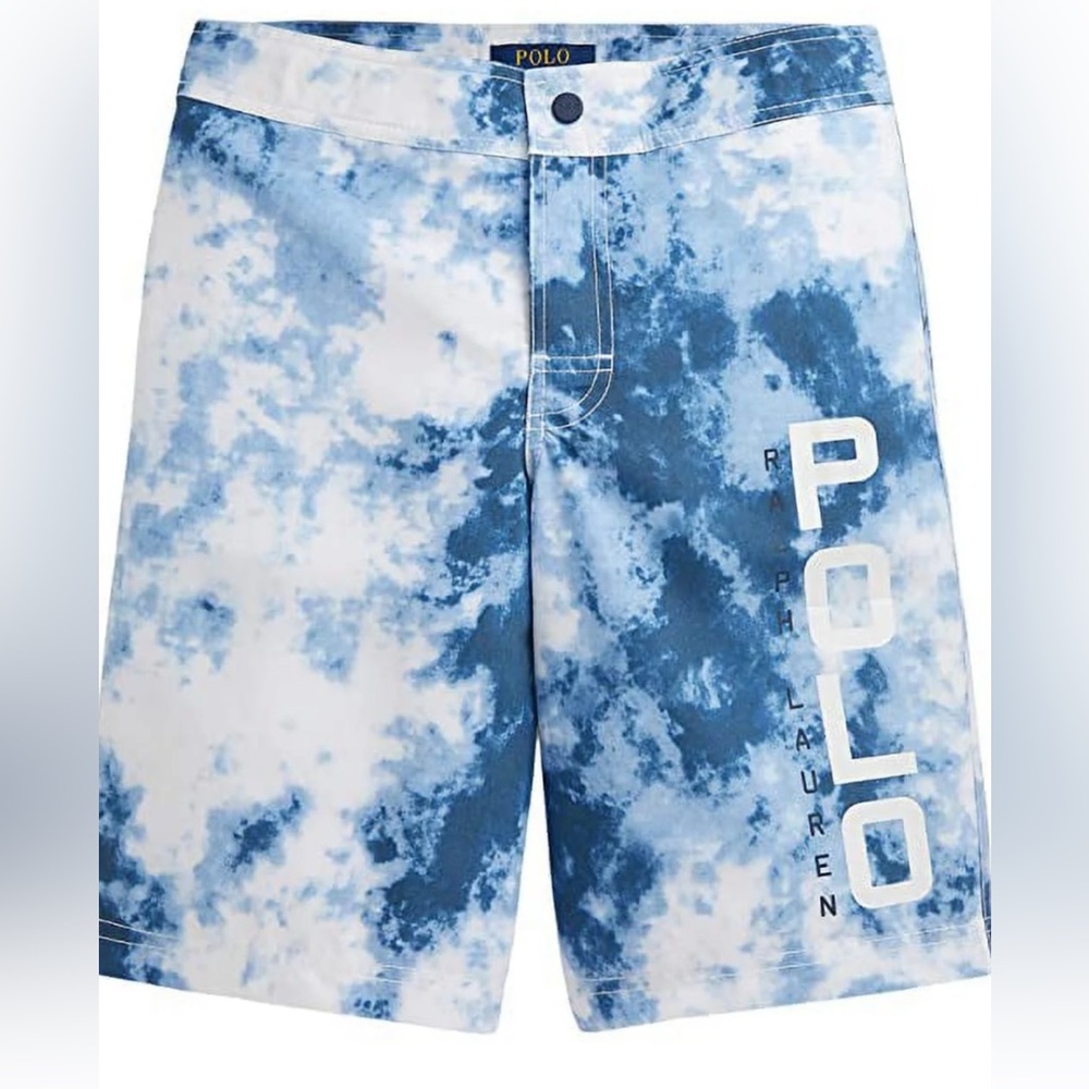 Polo Ralph Lauren Boys TIE DYE Wear Boys Sanibel Long Board Trunk, Size 18/20